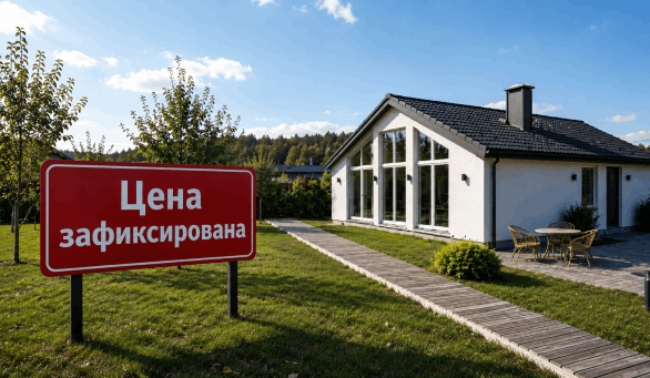 Бронируй стоимость дома сейчас